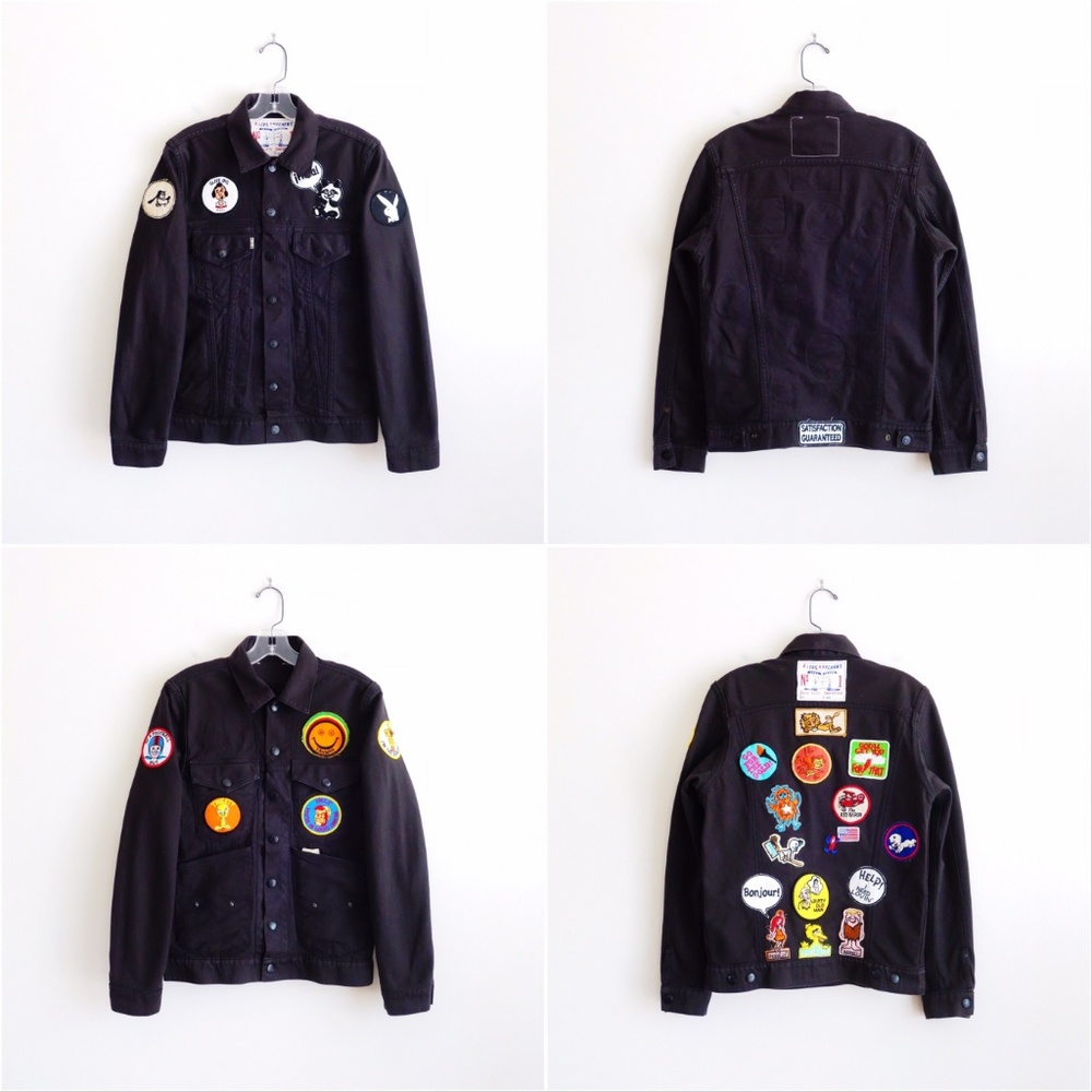 A Love Movement Black Reversible Patch Jacket - image 6